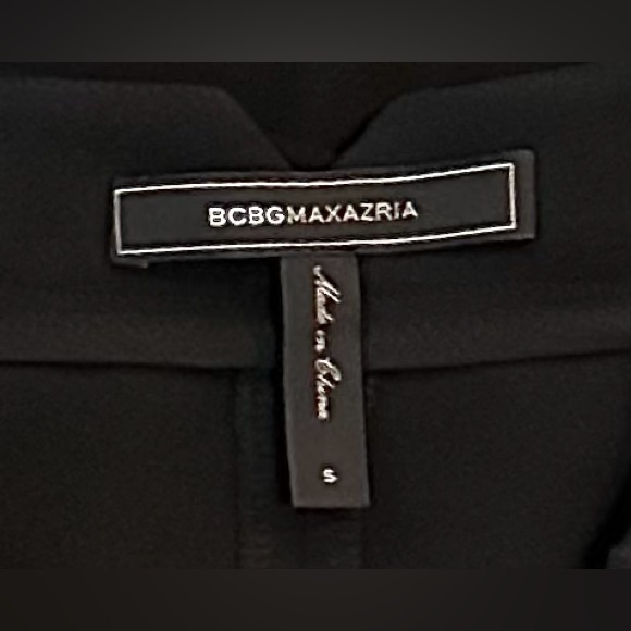 BCBGMaxAzria Beshoy Shorts w Silk Chiffon Maxi Overlay w Front Slit & Zip Shorts - Picture 12 of 12